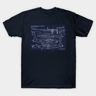 B24 Liberator Blueprint T-Shirt